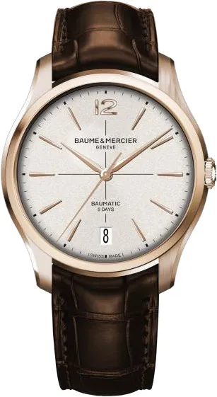 Baume et Mercier Clifton Baumatic 8K Rose Gold Watch sold by C.W. Sellors