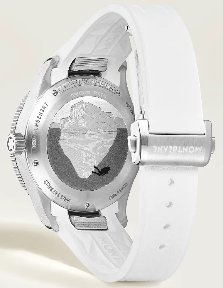 Montblanc Iced Sea Automatic Date 0 Oxygen Watch sold by C.W. Sellors product image thumbnail 3