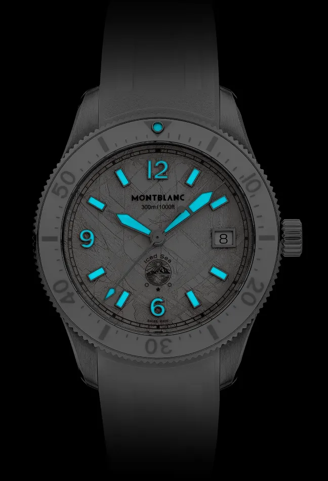 Montblanc Iced Sea Automatic Date 0 Oxygen Watch sold by C.W. Sellors product image thumbnail 2