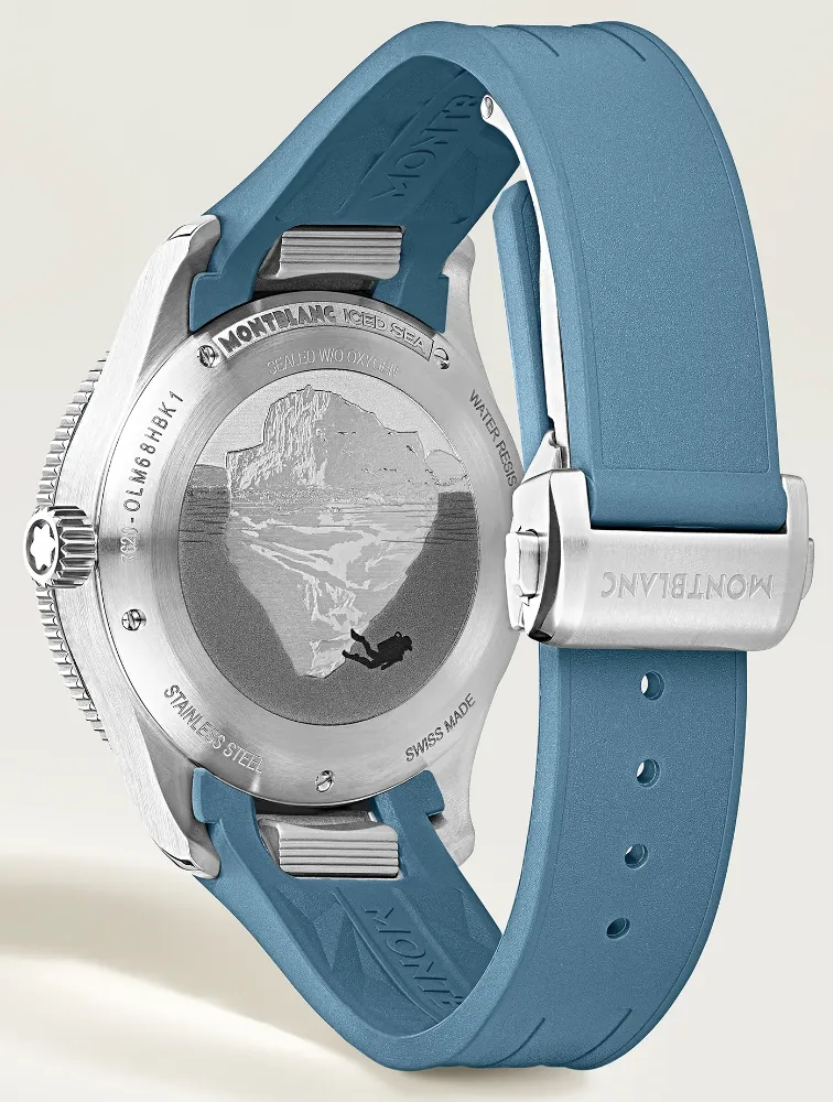 Montblanc Iced Sea Automatic Date 0 Oxygen Watch sold by C.W. Sellors product image thumbnail 4