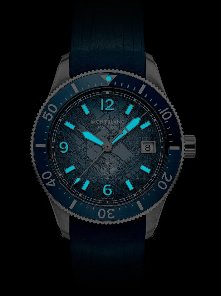Montblanc Iced Sea Automatic Date 0 Oxygen Watch sold by C.W. Sellors product image thumbnail 2