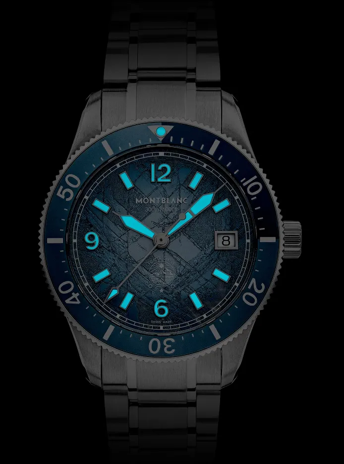 Montblanc Iced Sea Automatic Date 0 Oxygen Watch sold by C.W. Sellors product image thumbnail 2