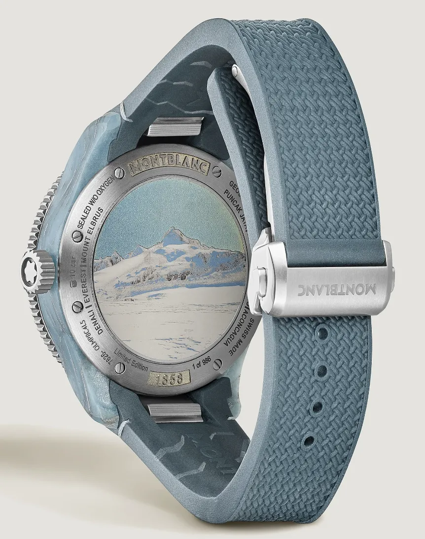 Montblanc 1858 Geosphere 0 Oxygen Mount Vinson Limited Edition Watch sold by C.W. Sellors product image thumbnail 4