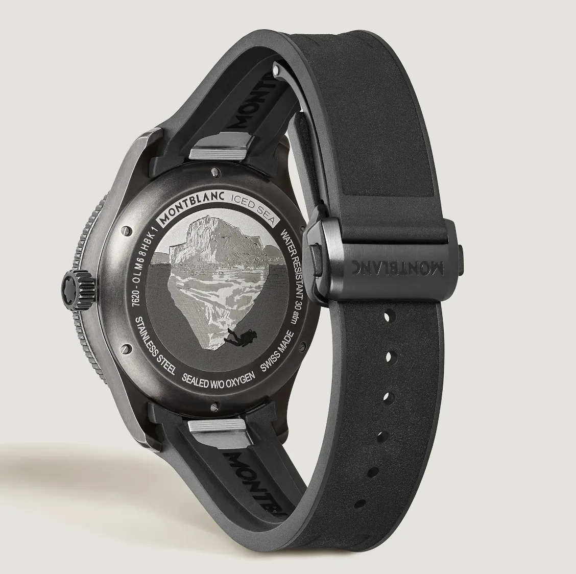 Montblanc Iced Sea Automatic Date 0 Oxygen Watch sold by C.W. Sellors product image thumbnail 3