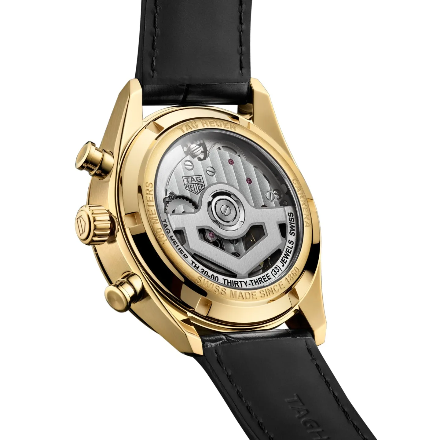 TAG Heuer Carrera Chronograph Gold Watch sold by C.W. Sellors product image thumbnail 2