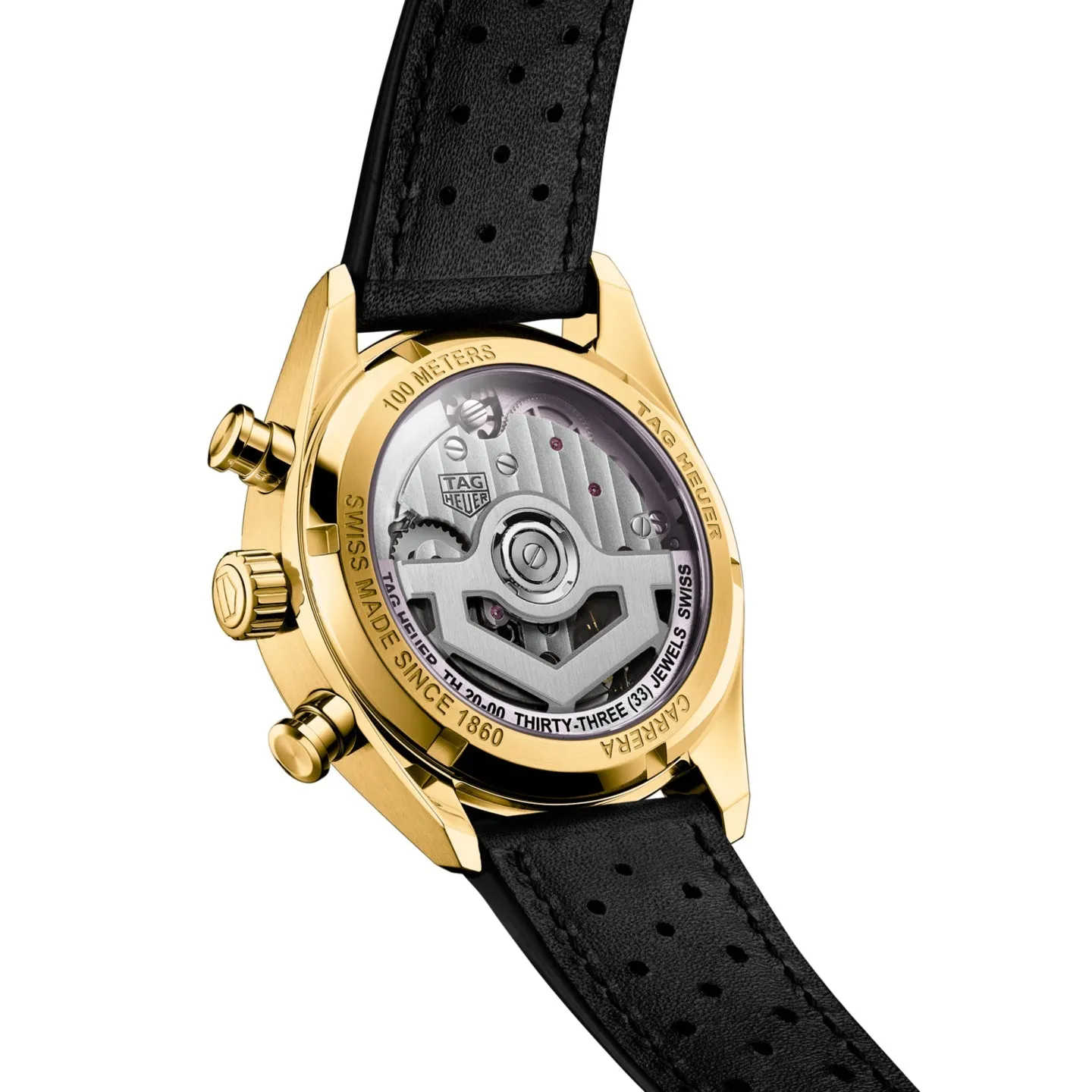 TAG Heuer Carrera Chronograph Gold Watch sold by C.W. Sellors product image thumbnail 2