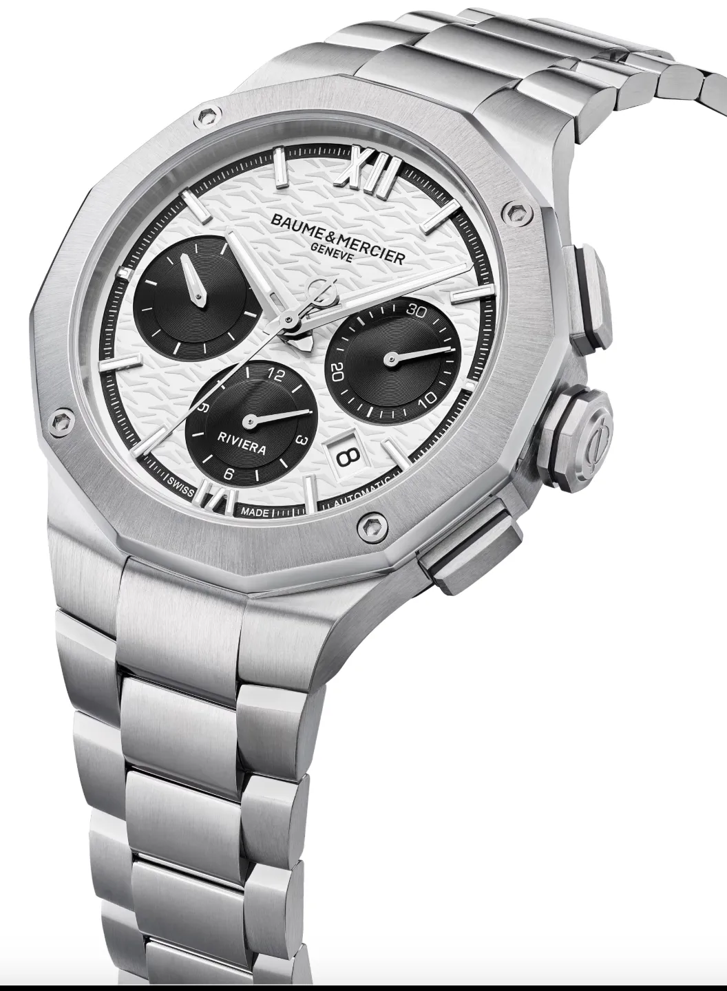 Baume et Mercier Riviera Automatic Chronograph Watch sold by C.W. Sellors product image thumbnail 3