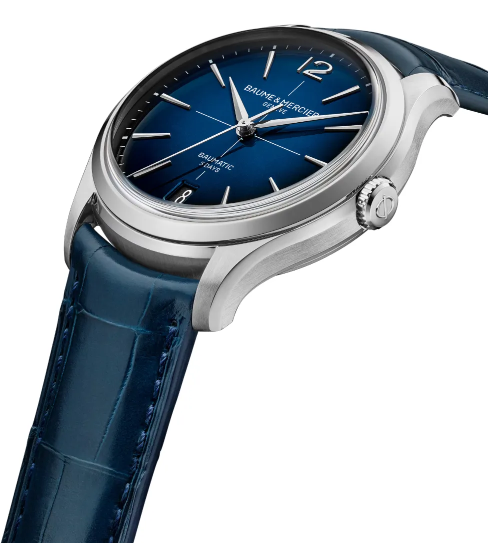 Baume et Mercier Clifton Baumatic Blue Watch sold by C.W. Sellors product image thumbnail 3
