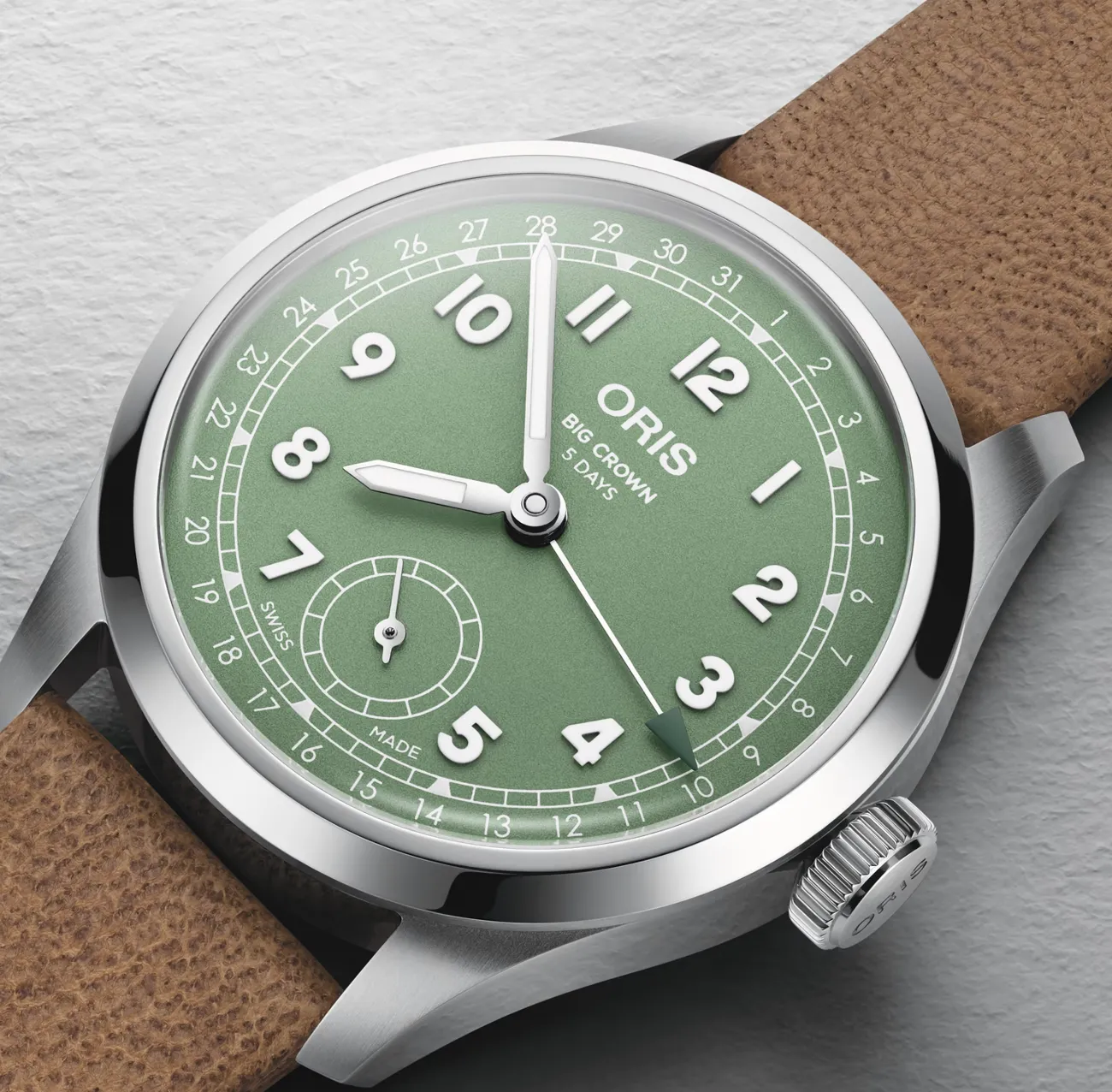 Oris Big Crown Pointer Date Calibre 403 Green Watch sold by C.W. Sellors product image thumbnail 2