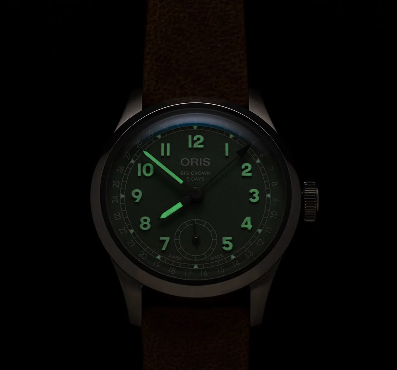 Oris Big Crown Pointer Date Calibre 403 Green Watch sold by C.W. Sellors product image thumbnail 4