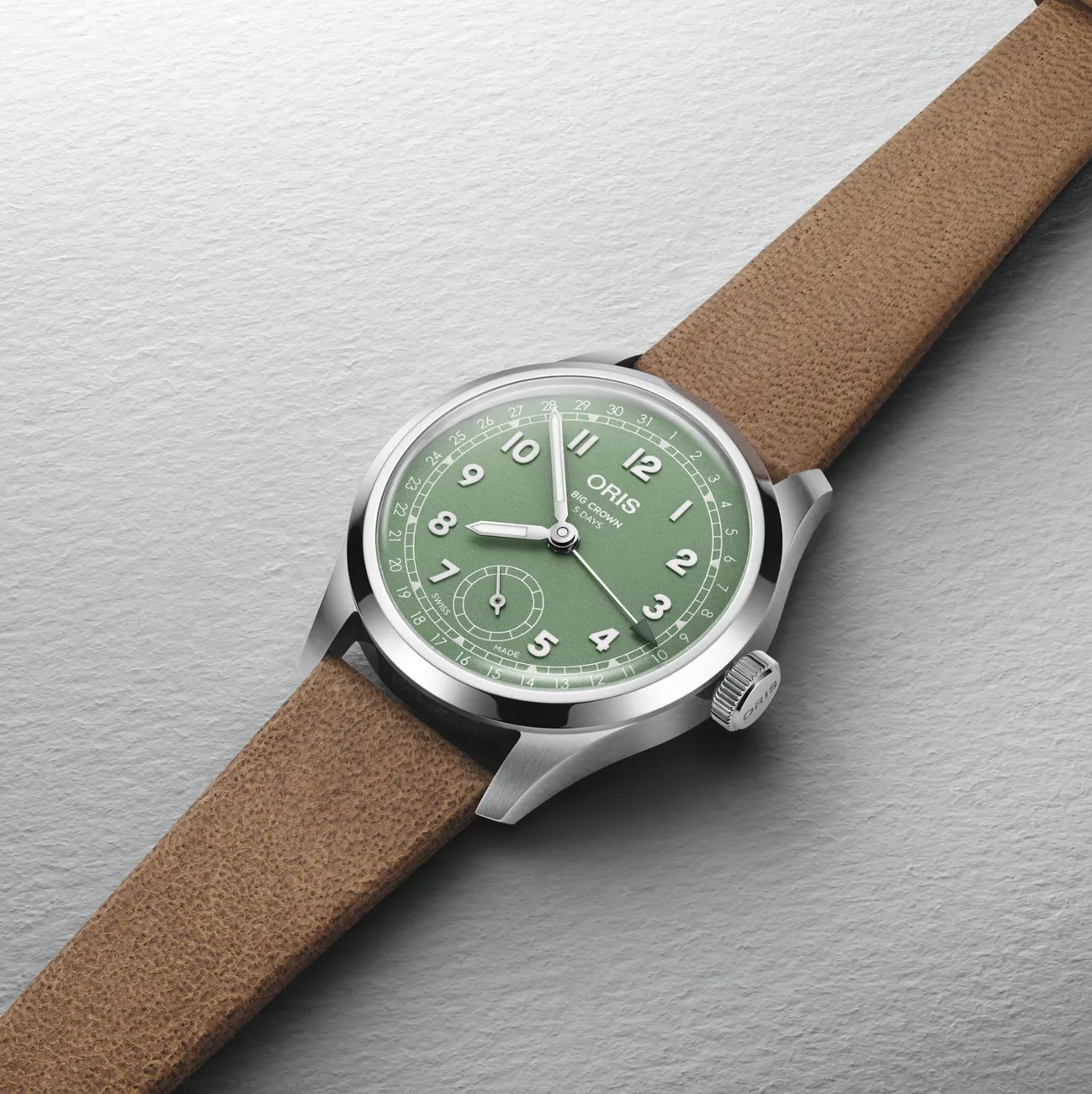 Oris Big Crown Pointer Date Calibre 403 Green Watch sold by C.W. Sellors product image thumbnail 3