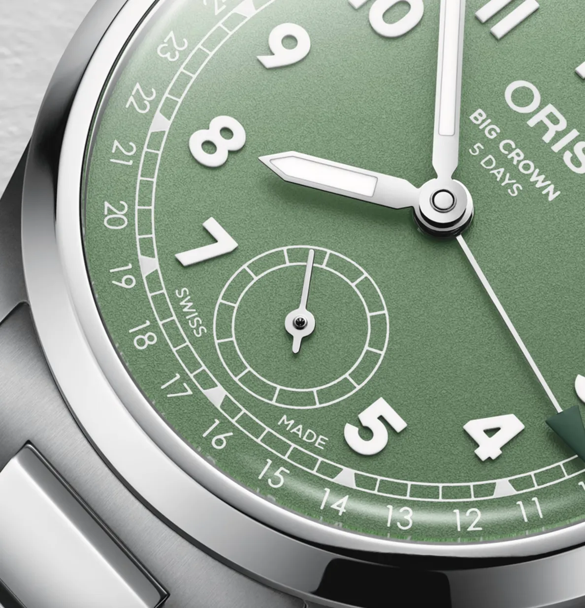 Oris Big Crown Pointer Date Calibre 403 Green Watch sold by C.W. Sellors product image thumbnail 5