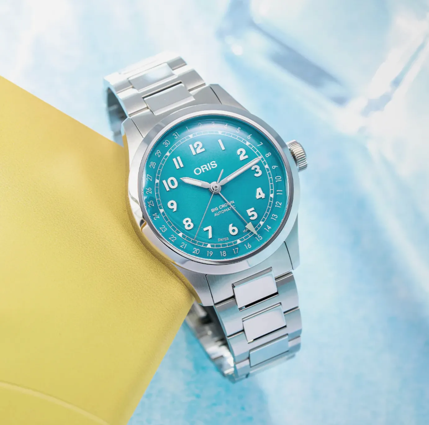 Oris Big Crown Pointer Date Turquoise Watch sold by C.W. Sellors product image thumbnail 3