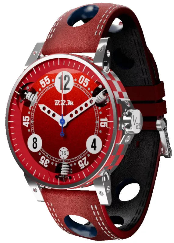 B.R.M. Watches Racing V6-44-SA ColorDrive Red Watch sold by C.W. Sellors