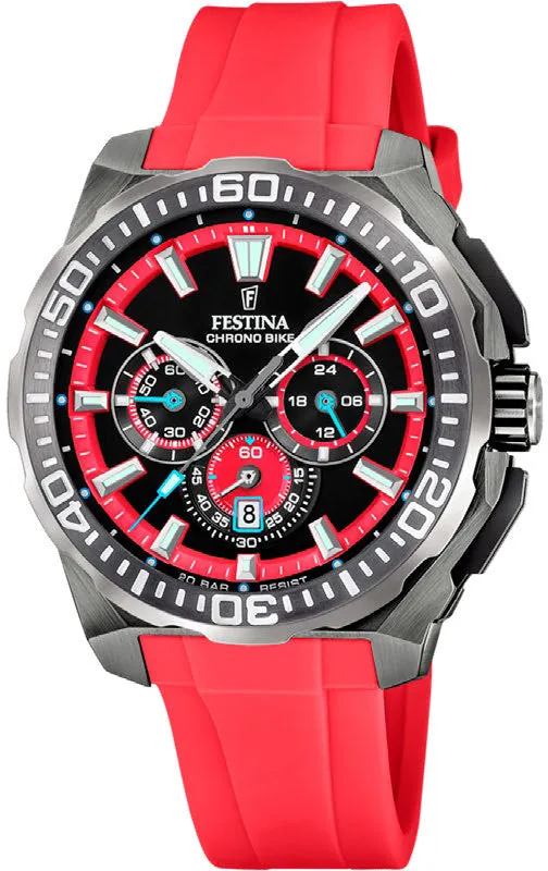 Festina Chrono Bike Rubber Watch sold by C.W. Sellors