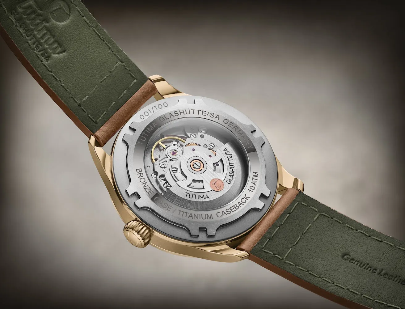 Tutima Flieger Automatic Bronze Limited Edition Watch sold by C.W. Sellors product image thumbnail 2