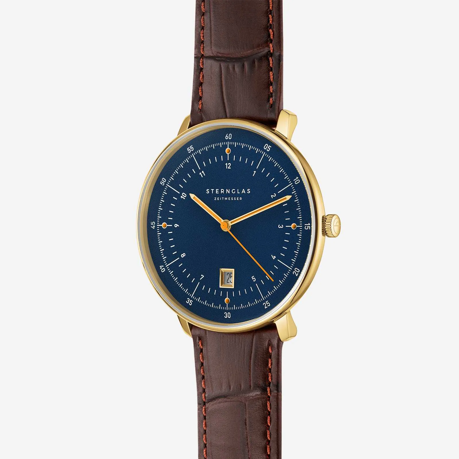 Sternglas Hamburg Dark Blue Gold Watch sold by C.W. Sellors product image thumbnail 2
