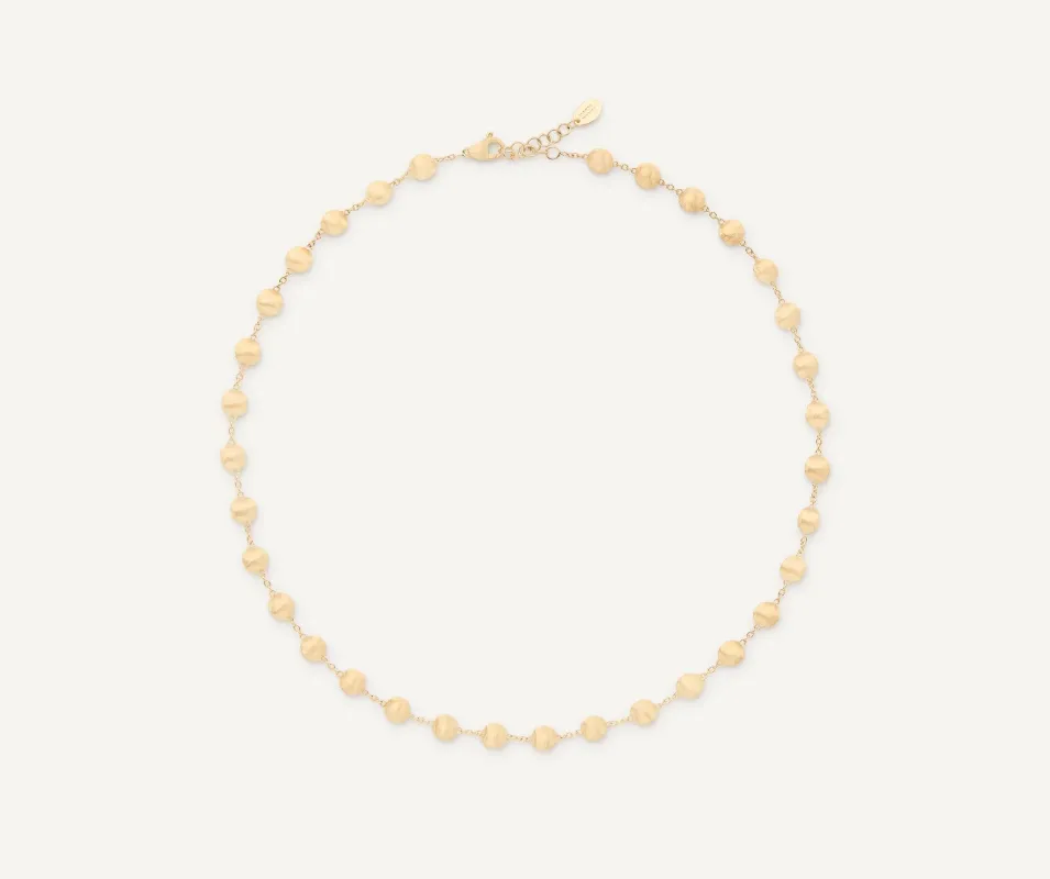 Marco Bicego Africa 18ct Yellow Gold Necklace sold by C.W. Sellors