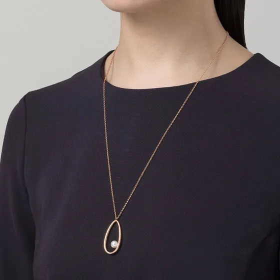 Mikimoto 18ct Rose Gold Akoya Moon Dew 60cm Necklace sold by C.W. Sellors product image thumbnail 2