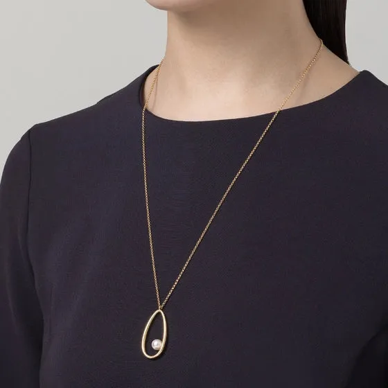 Mikimoto 18ct Yellow Gold Akoya Moon Dew 60cm Necklace sold by C.W. Sellors product image thumbnail 2