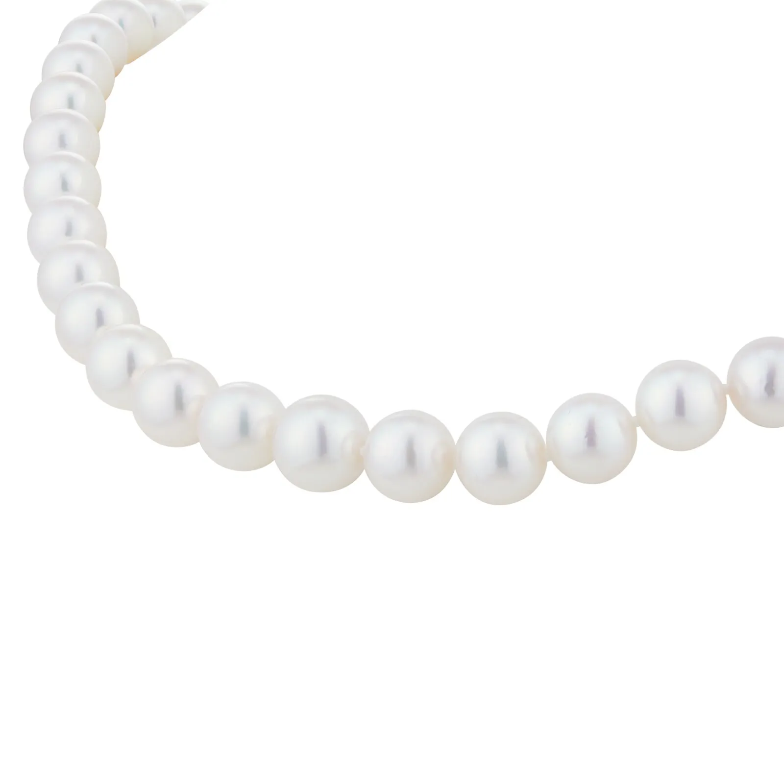 Mikimoto 18ct White Gold A1 9.0x7.0mm Pearl Graduated Necklace sold by C.W. Sellors product image thumbnail 2