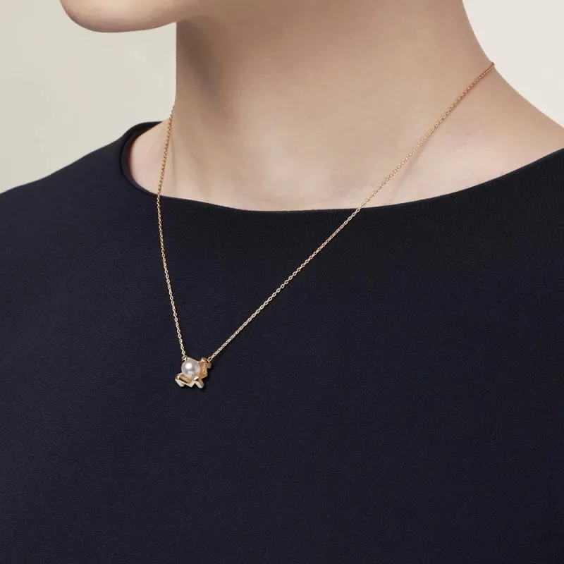 Mikimoto 18ct Yellow Gold Akoya Pearl m Collection 43cm Necklace sold by C.W. Sellors product image thumbnail 2