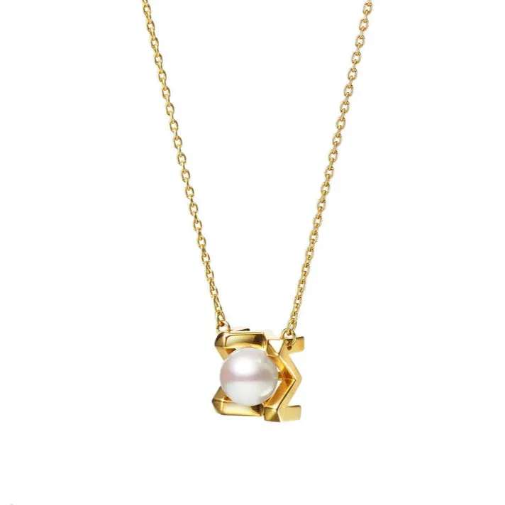 Mikimoto 18ct Yellow Gold Akoya Pearl m Collection 43cm Necklace sold by C.W. Sellors