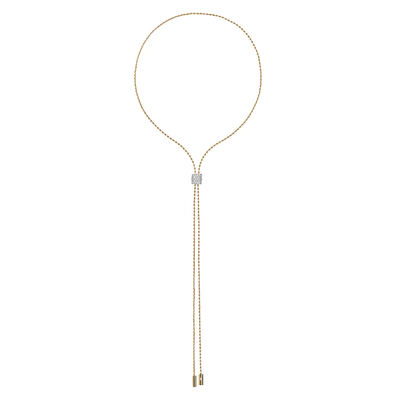 Fope 18ct Yellow Gold 0.48ct Diamond Aria Necklace sold by C.W. Sellors