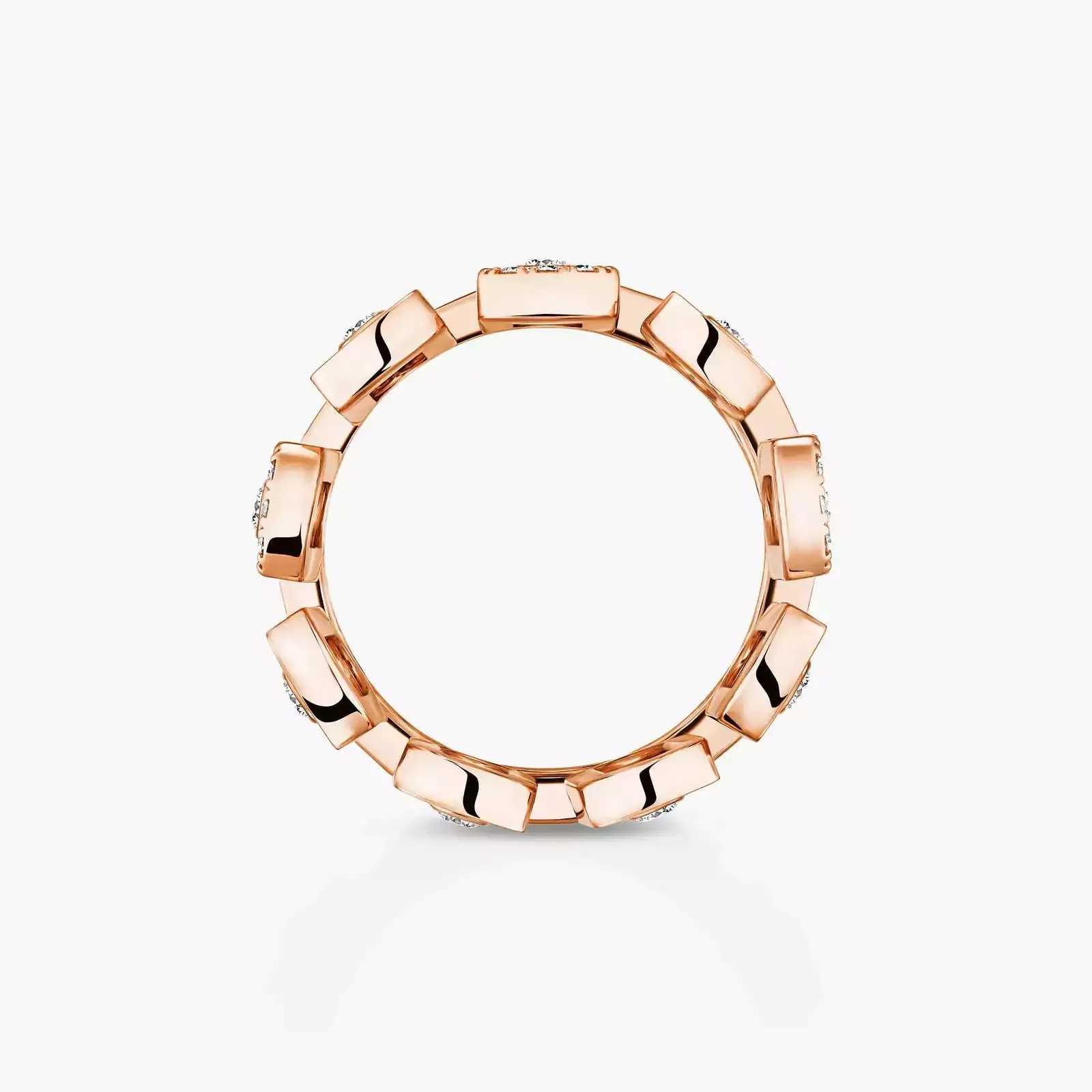 Messika Move Iconica 18ct Rose Gold 0.60ct Diamond Ring sold by C.W. Sellors product image thumbnail 4