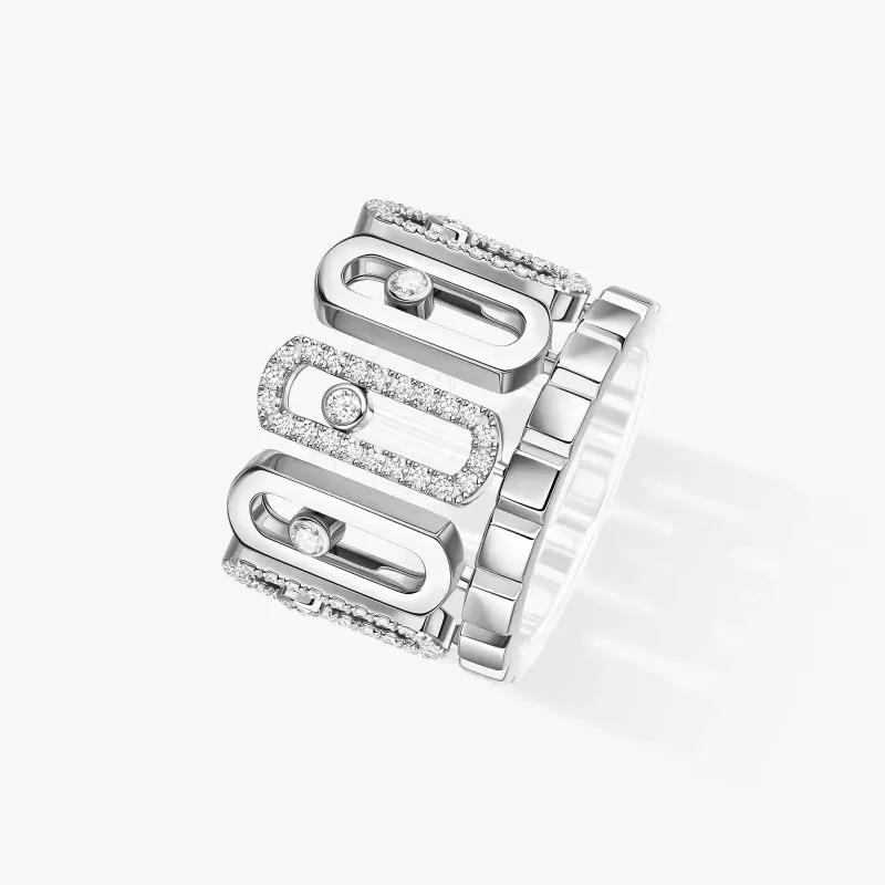 Messika Move Iconica 18ct White Gold 0.60ct Diamond Ring sold by C.W. Sellors