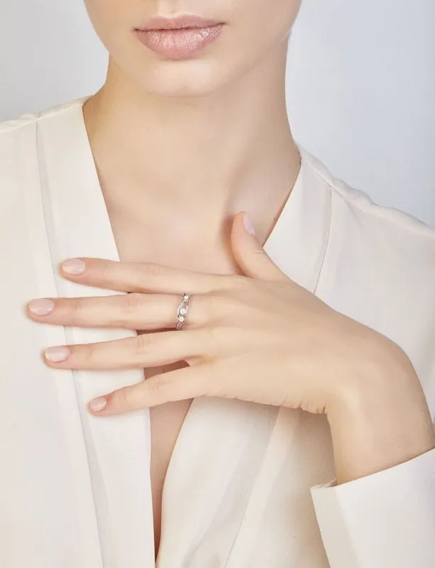 Annamaria Cammilli 18ct White Ice Gold 0.2ct Diamond Dune Series Ring sold by C.W. Sellors product image thumbnail 2