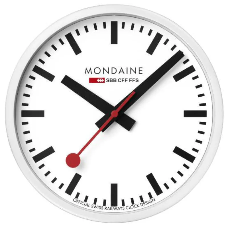 Mondaine Wall Clock 25cm Watch sold by C.W. Sellors