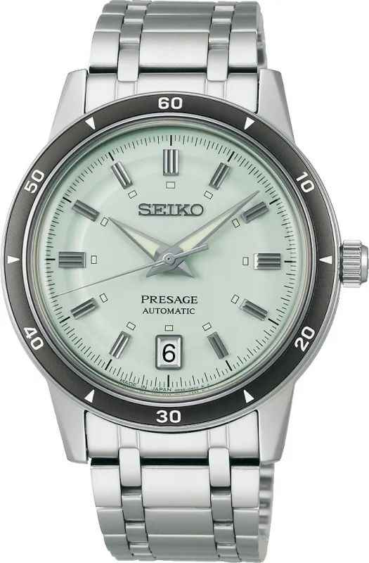 Seiko Presage Style 60's Ice Green Watch made by C.W. Sellors