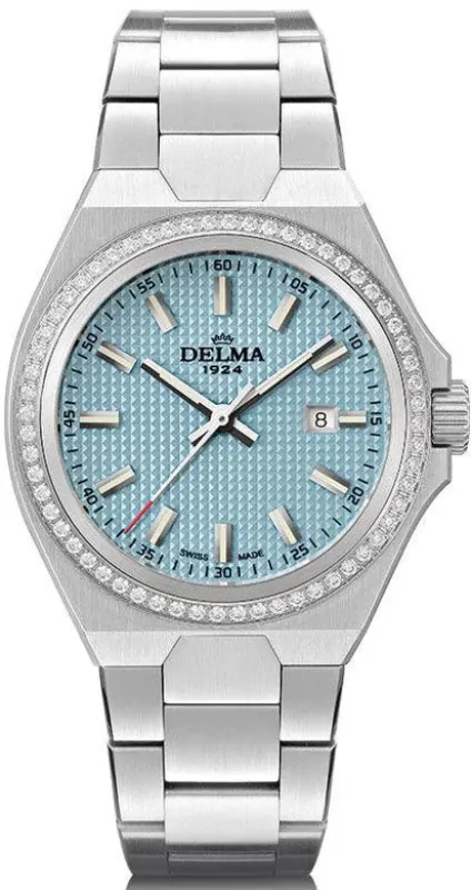 Delma Midland 34mm Diamond Watch made by C.W. Sellors