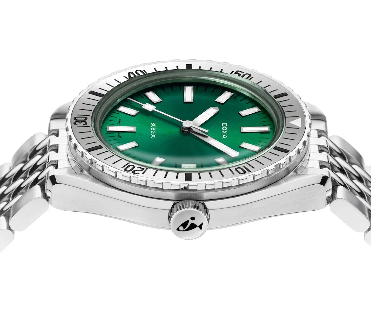 Doxa Sub 200 Sea Emerald Stainless Steel Bracelet Watch sold by C.W. Sellors product image thumbnail 3