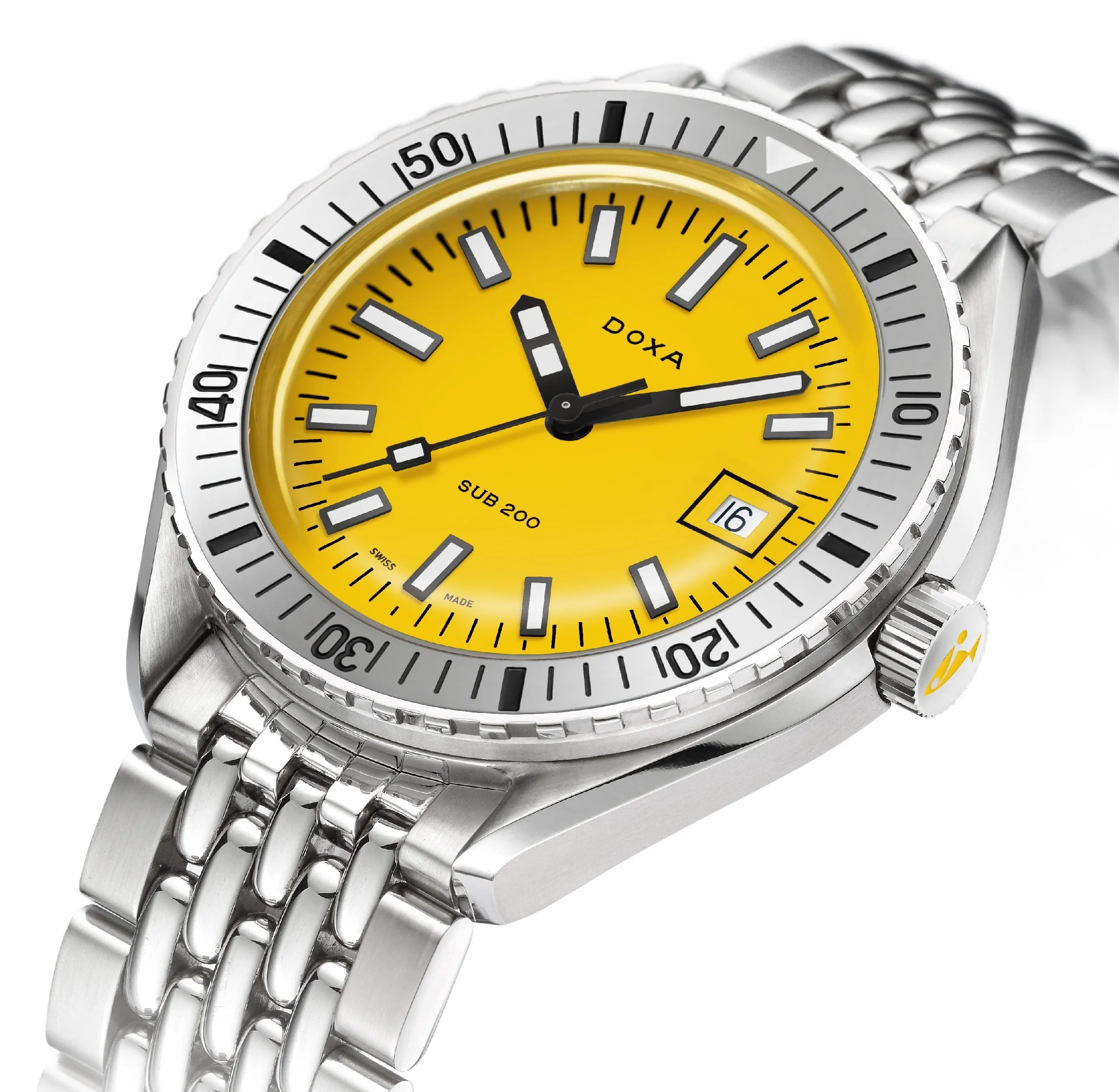 Doxa Sub 200 Divingstar Stainless Steel Bracelet Watch sold by C.W. Sellors product image thumbnail 2