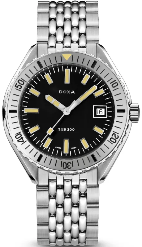 Doxa Sub 200 Sharkhunter Stainless Steel Bracelet Watch sold by C.W. Sellors