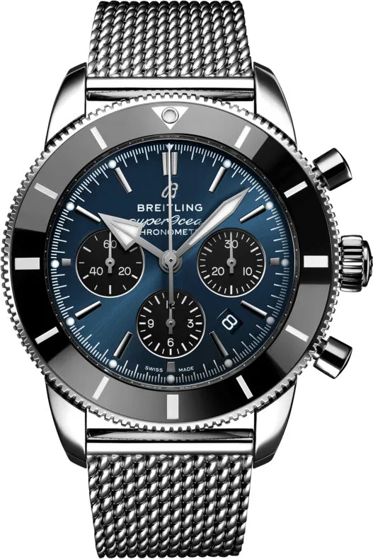 Breitling Pre-Owned Superocean Heritage II B01 Chronograph 45 Watch D sold by C.W. Sellors