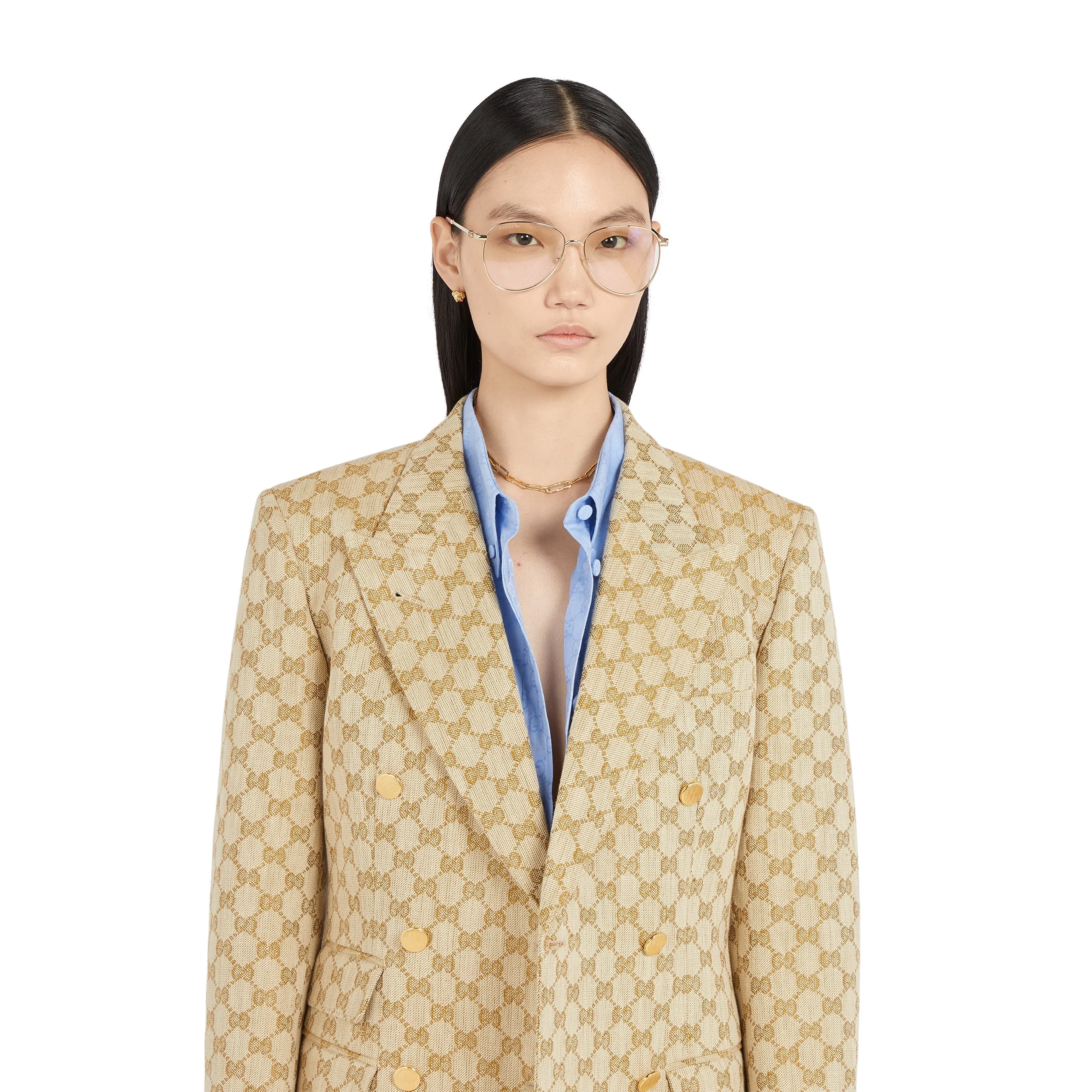 Gucci Link to Love 18ct Yellow Gold Chain Necklace sold by C.W. Sellors product image thumbnail 3