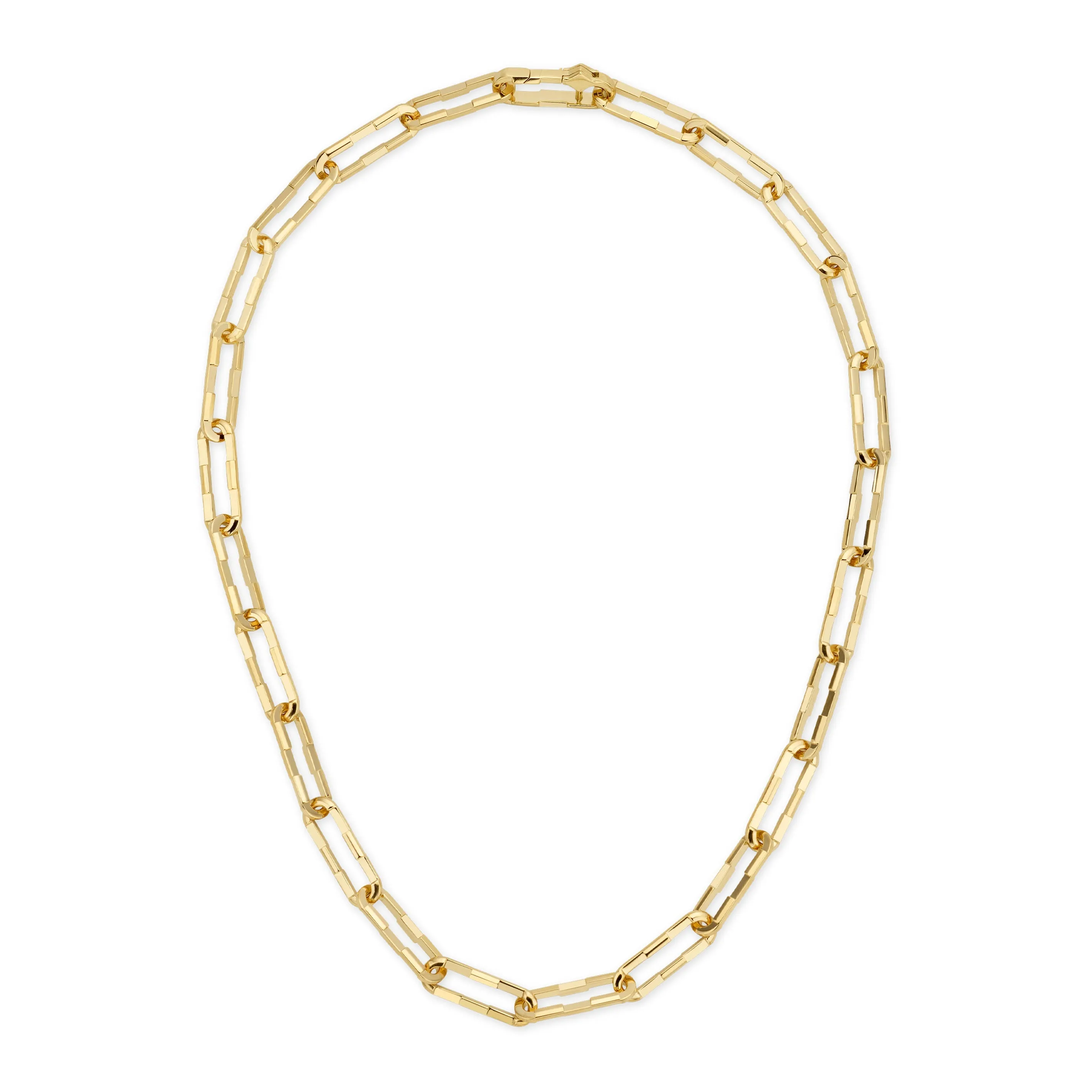 Gucci Link to Love 18ct Yellow Gold Chain Necklace sold by C.W. Sellors