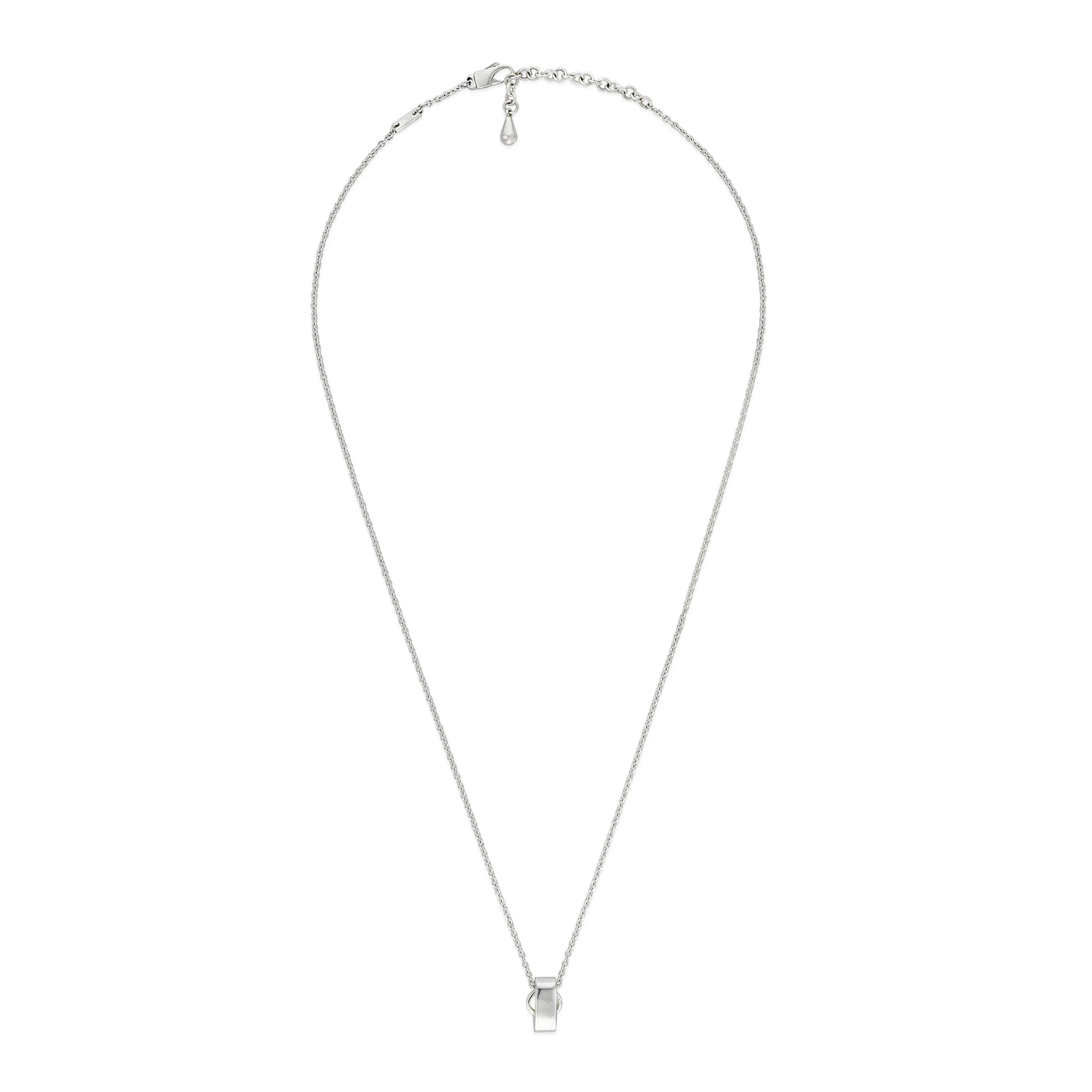 Gucci Interlocking Motif Sterling Silver Necklace sold by C.W. Sellors product image thumbnail 2