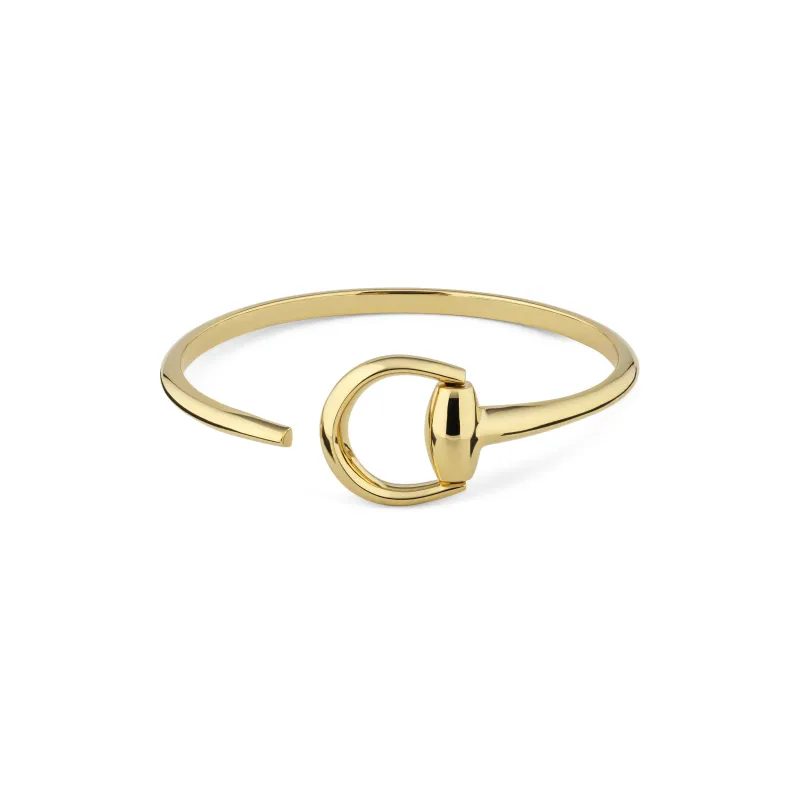 Gucci Horsebit 18ct Yellow Gold Small Bangle sold by C.W. Sellors