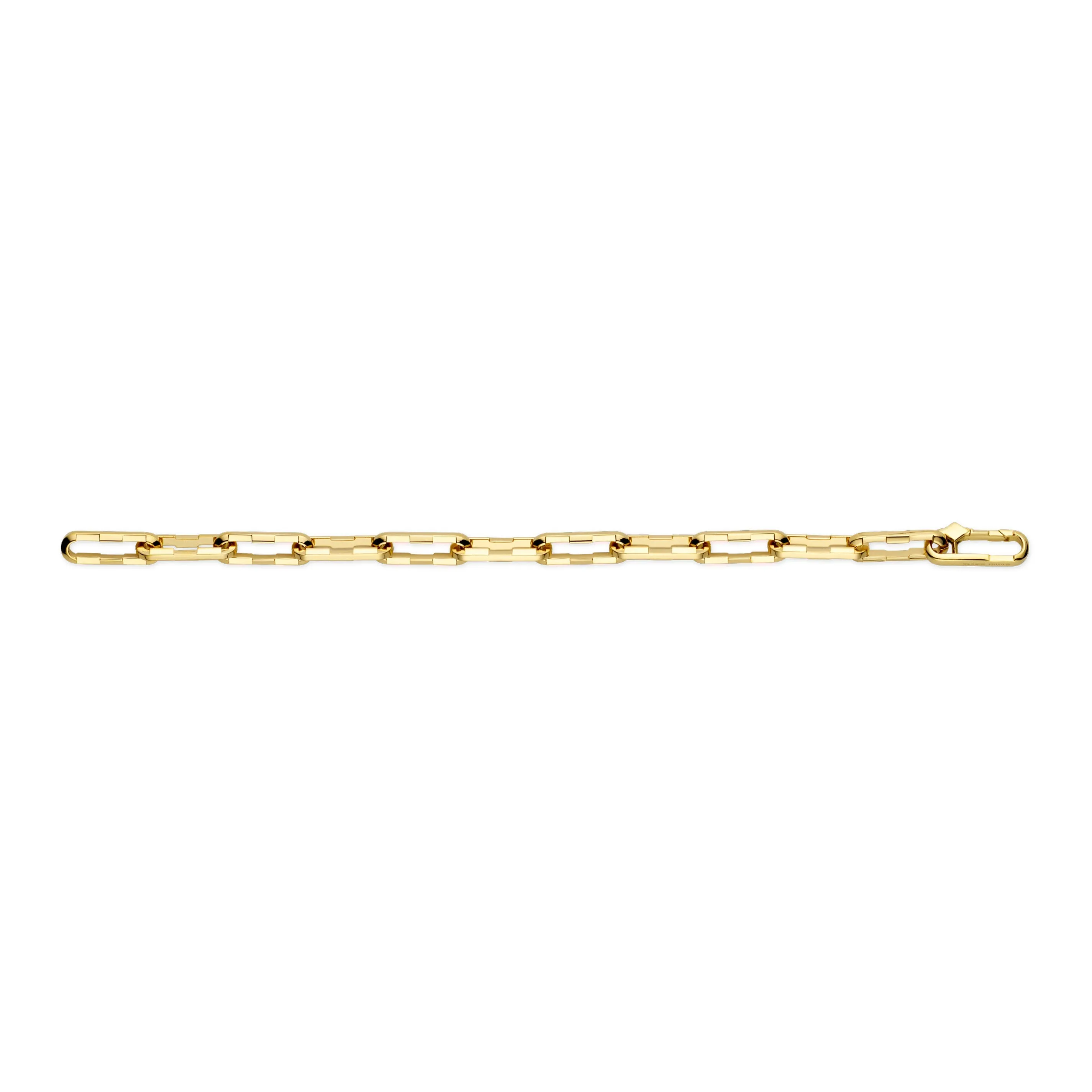 Gucci Link to Love 18ct Yellow Gold Chain Bracelet sold by C.W. Sellors product image thumbnail 3