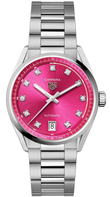 TAG Heuer Pre-Owned Carrera Pink Watch sold by C.W. Sellors