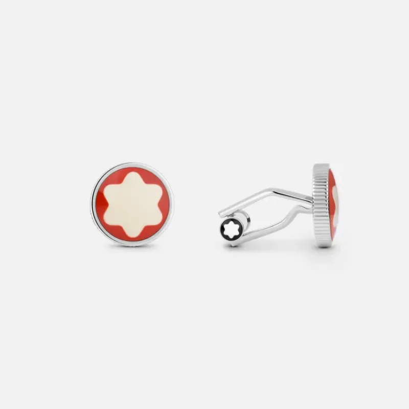 Montblanc Cufflinks Heritage Rouge et Noir made by Mont Blanc