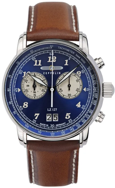 Zeppelin LZ 127 Graf Zeppelin Quartz Chronograph Watch sold by C.W. Sellors