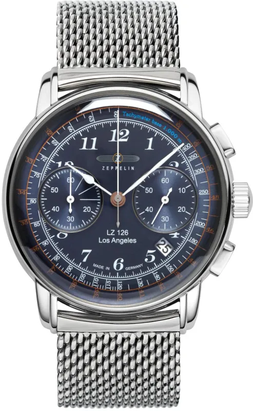 Zeppelin LZ 126 Los Angeles Quartz Chronograph Watch sold by C.W. Sellors