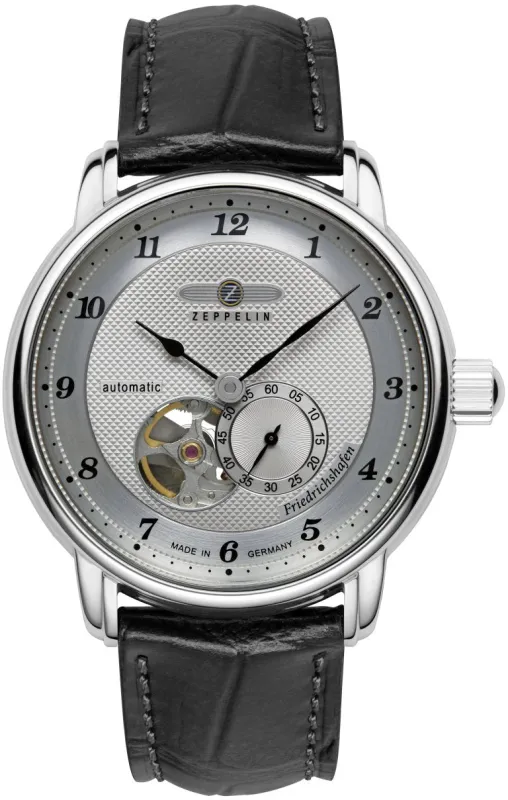 Zeppelin Friedrichshafen Automatic Open Heart Watch sold by C.W. Sellors