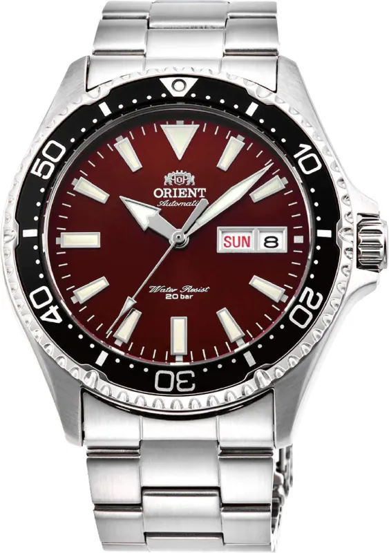 Orient Mako III Red Watch sold by C.W. Sellors