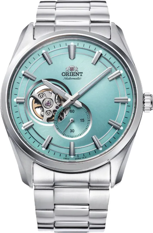 Orient Contemporary Open Heart Blue Watch sold by C.W. Sellors